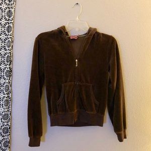 Juicy Couture brown velvet jacket